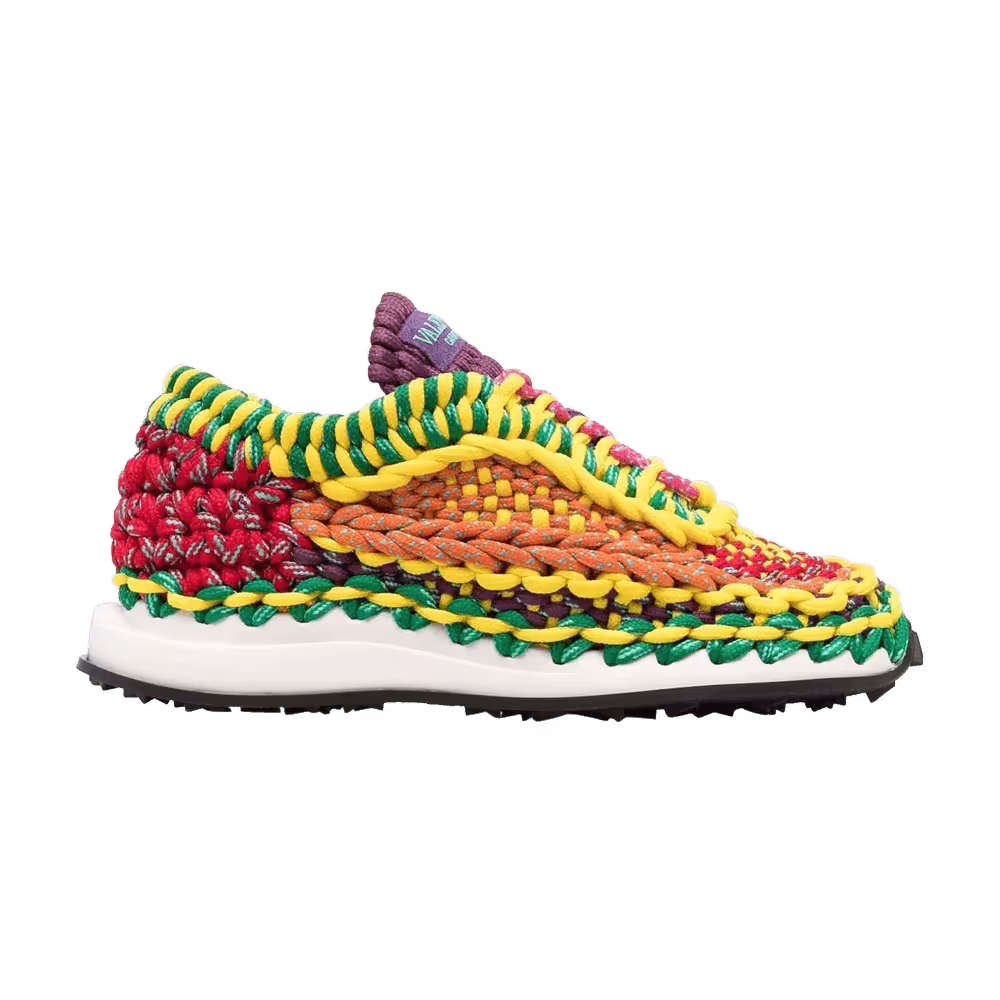 Valentino Women's Crochet Sneakers Multi-Color