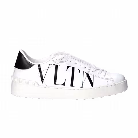 Valentino Wmns Open Sneaker 'Logo Print - White'