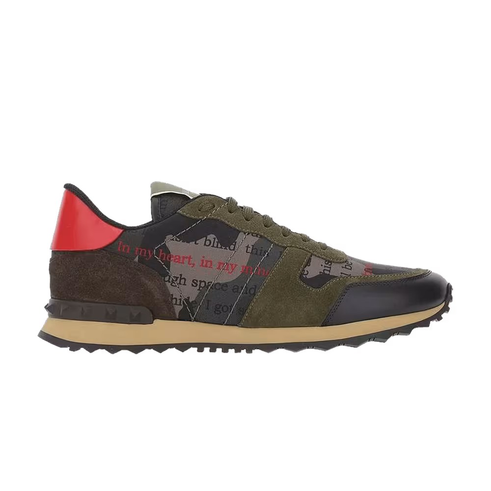 Valentino Rockrunner Camo - All Over Writings