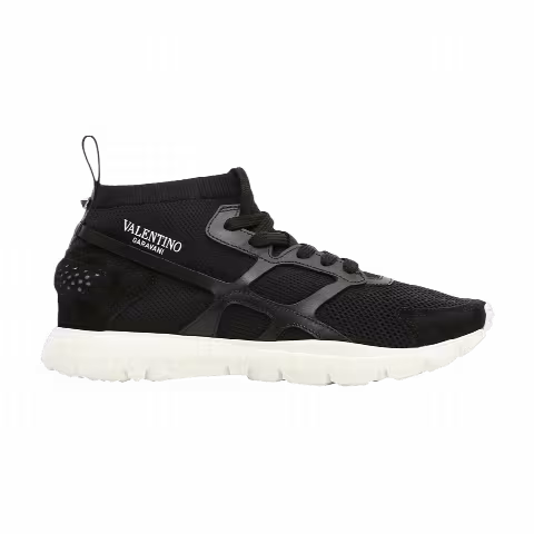 Valentino Sound High Sock Sneaker 'Black'