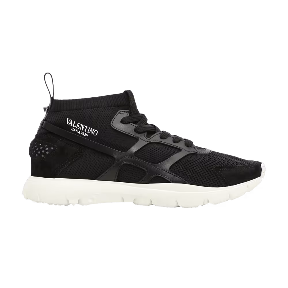 Valentino Sound High Sock Sneaker Black