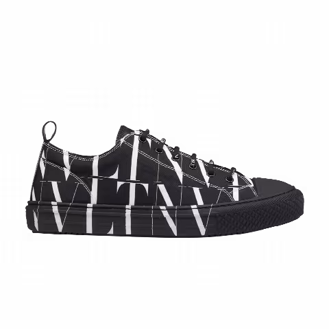 Valentino Giggies Low 'VLTN Times Allover Print - Black'