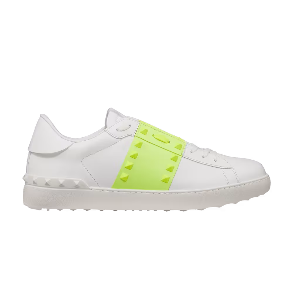 Valentino Rockstud White Lime