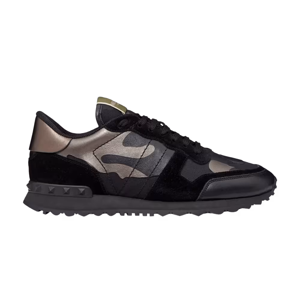 Valentino Rockrunner Camouflage Noir Metallic