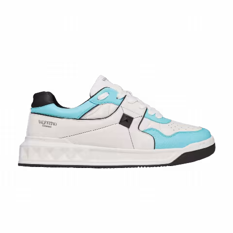 Valentino One Stud Low 'White Blue'