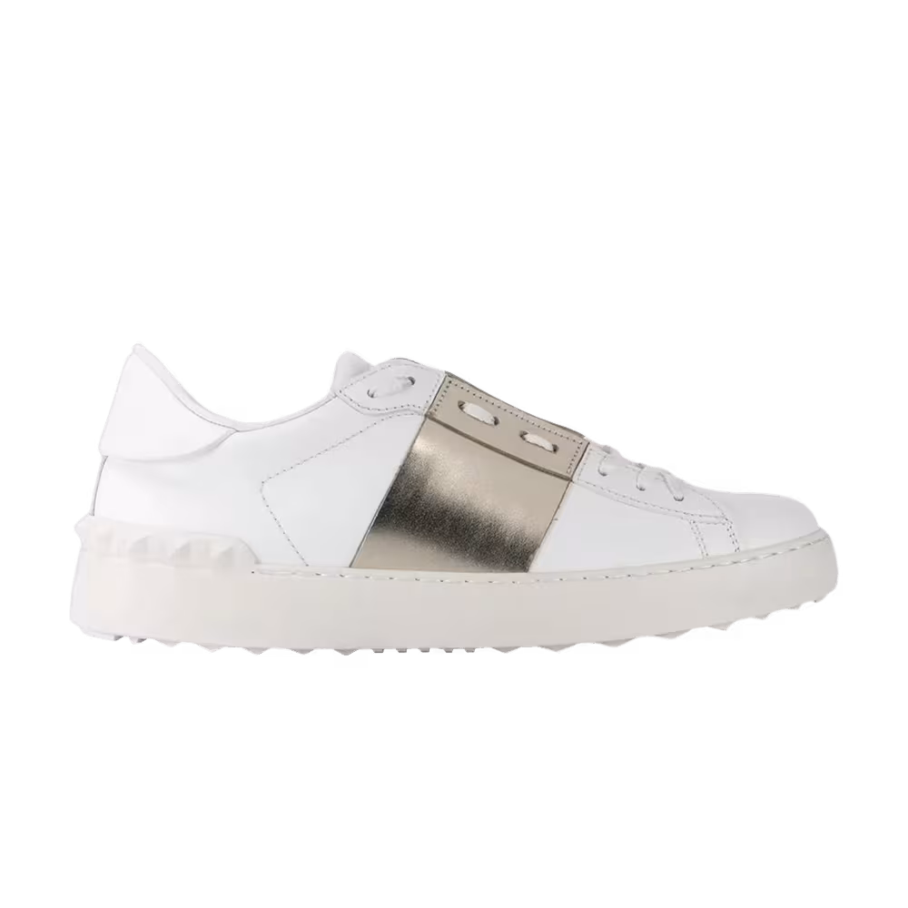 Valentino Women's Open Sneaker White Platinum