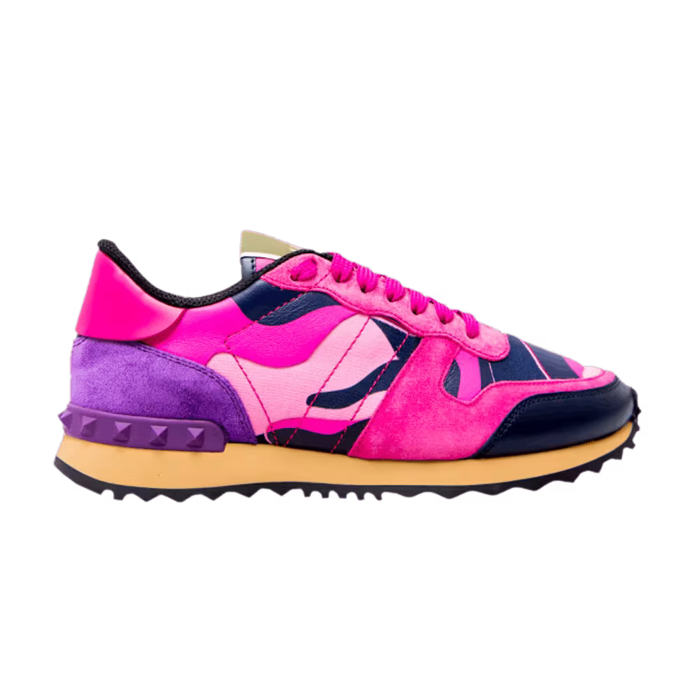 Valentino Women's Rockrunner Army Pink