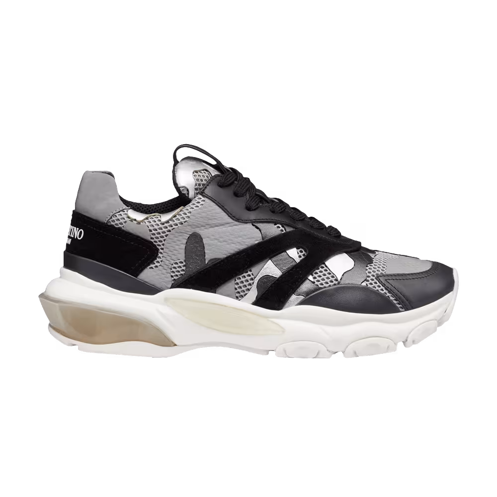 Valentino Women's Bounce Low Metallic Camouflage