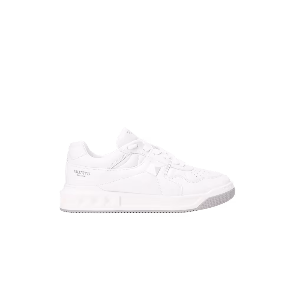 Valentino One Stud Low White