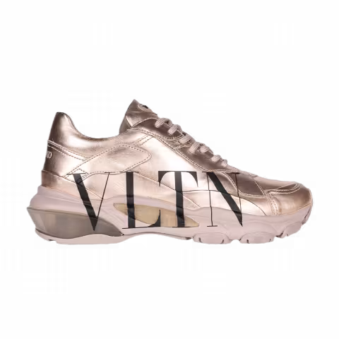 Valentino Wmns Bounce 'VLTN Logo - Metallic Blush Pink'