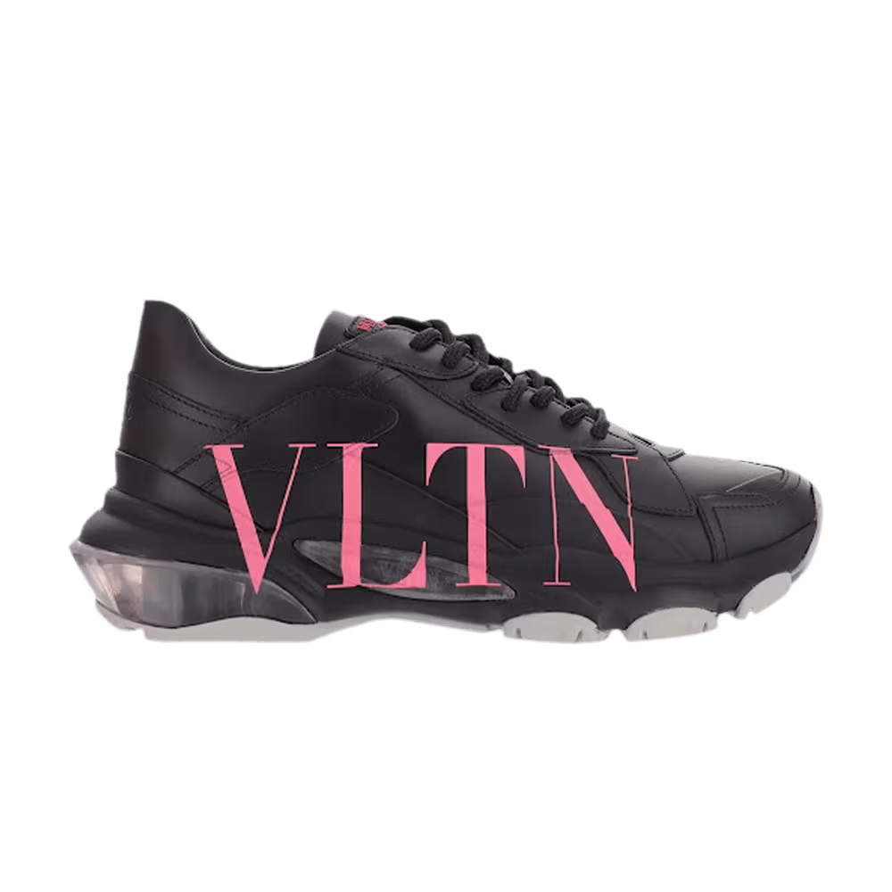 Valentino Women's Bounce Logo Print - Black Pink