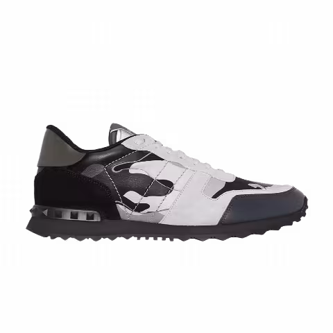 Valentino Rockrunner Rockstud Lace 'Grey Black Camo'