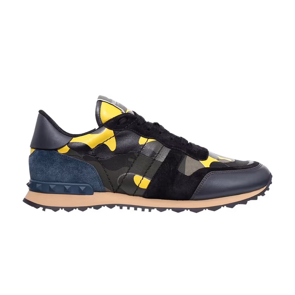 Valentino Rockrunner Camo Yellow