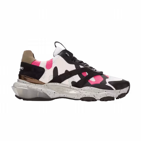 Valentino Bounce 'Black Pink Camouflage'