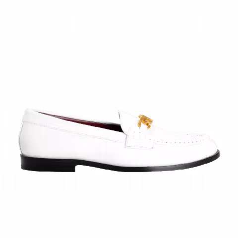 Valentino Wmns V Logo Chain Loafer 'White'