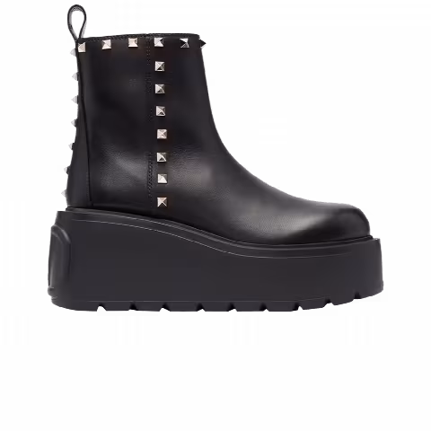 Valentino Wmns Uniqueform 85MM Ankle Boot 'Black'