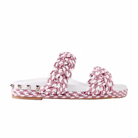 Valentino Wmns Sandal 'Pink Braided Cords'
