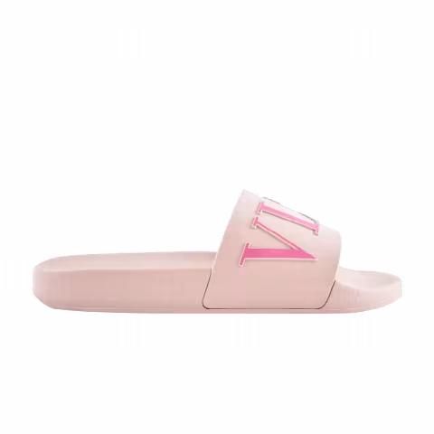 Valentino Wmns PVC VLTN Pool Slide 'Water Rose'