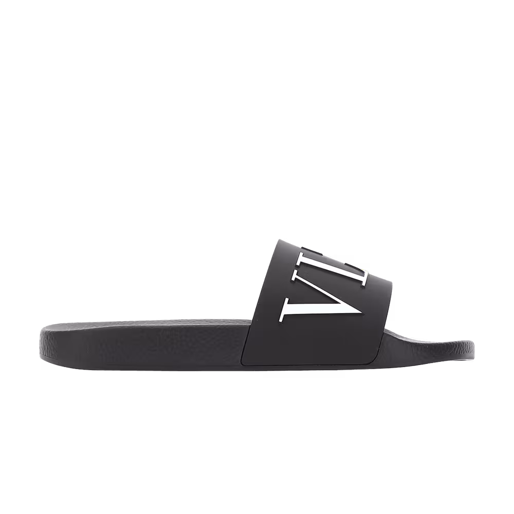 Valentino VLTN Rubber Slider Black
