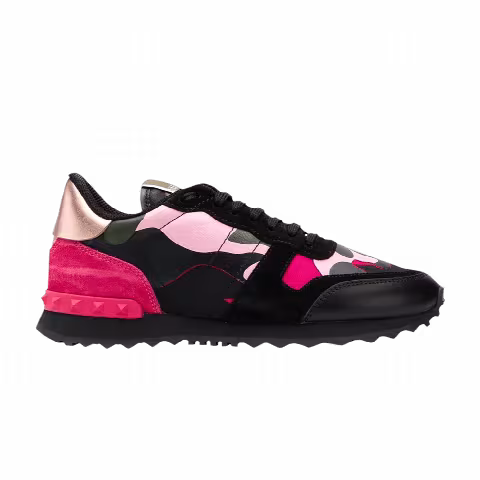 Valentino Wmns Rockrunner 'Camo - Black Fuchsia'