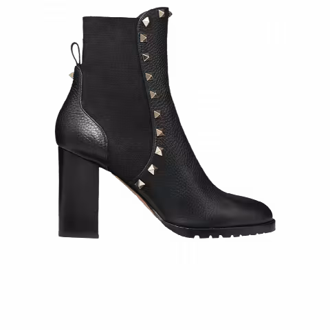 Valentino Wmns Rockstud Ankle Boot 'Black'
