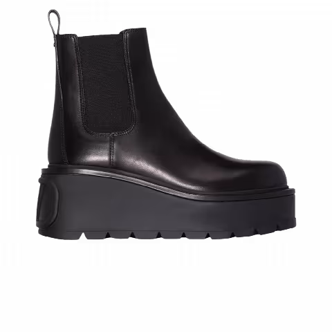 Valentino Wmns Uniqueform 85MM Chelsea Boot 'Black'