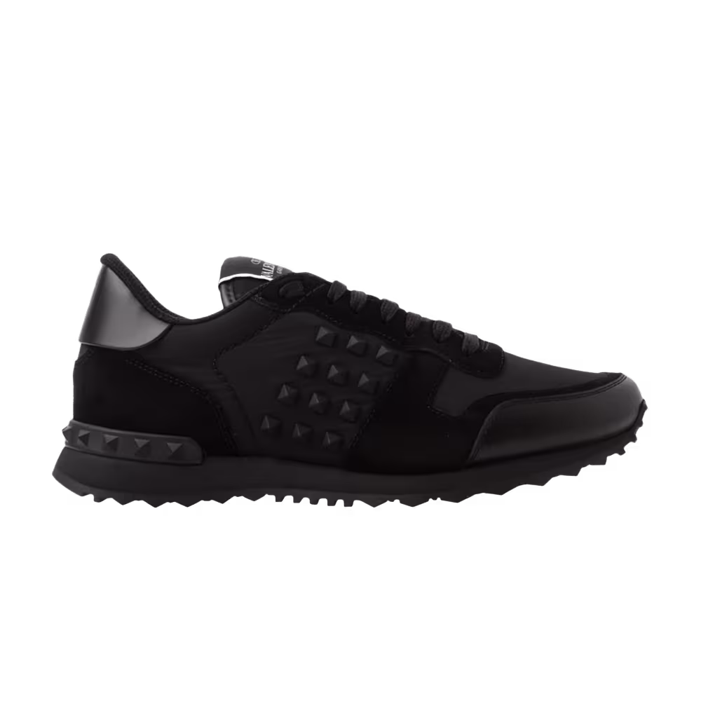 Valentino Rockstud Rockrunner Black Nylon