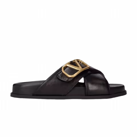 Valentino Wmns Signature Sandal 'VLogo - Black'
