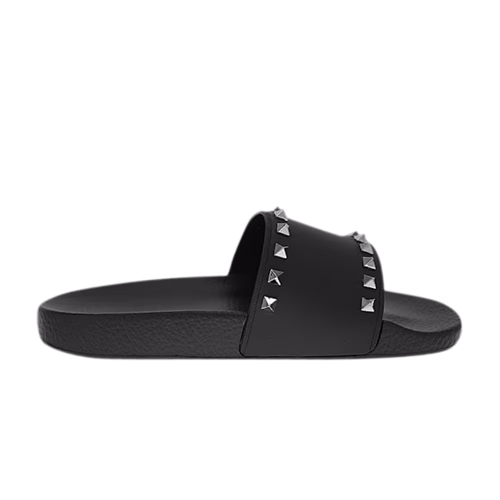 Valentino Women's Rockstud Slide Black