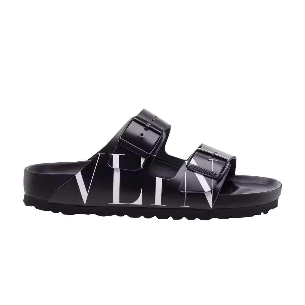 Valentino Arizona Slider Logo Print - Black