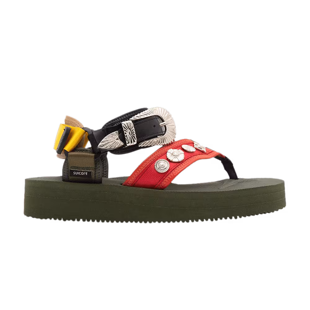 TOGA x Suicoke TONO Olive Mix