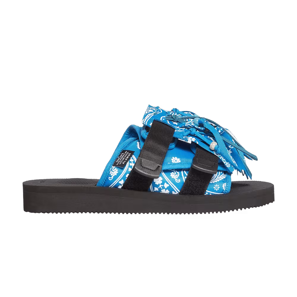 Alanui x Suicoke MOTO-Cab Fringed - Blue Ocean