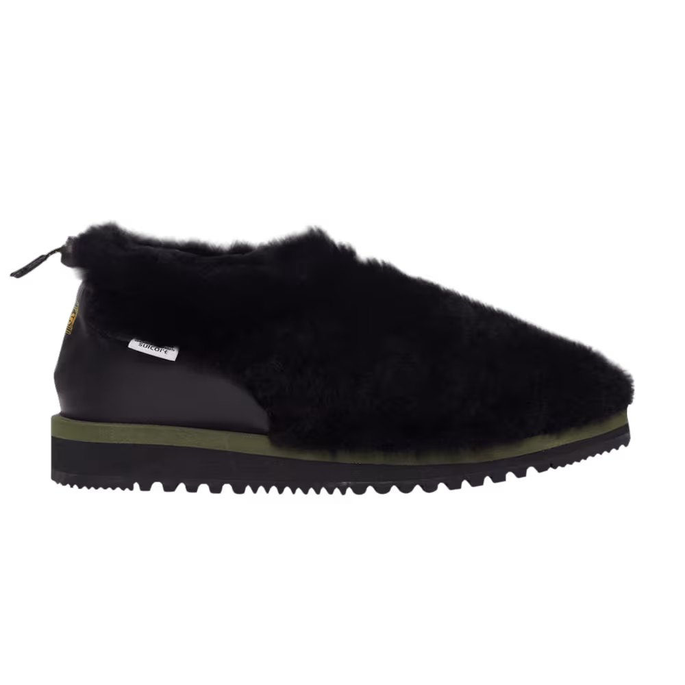 Aries x Suicoke Ron Mid Slip On Boot Black