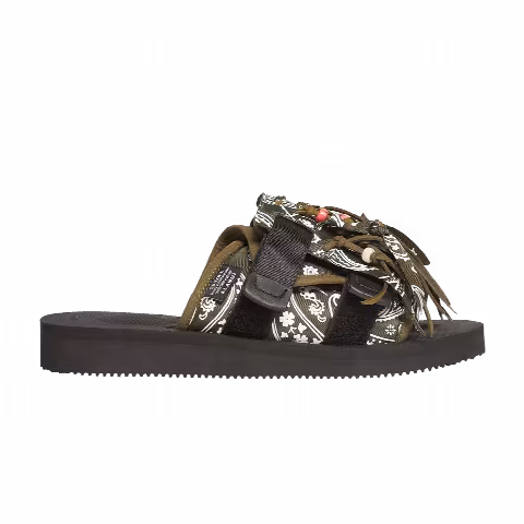 Alanui x Suicoke MOTO-Cab 'Fringed - Military Green'