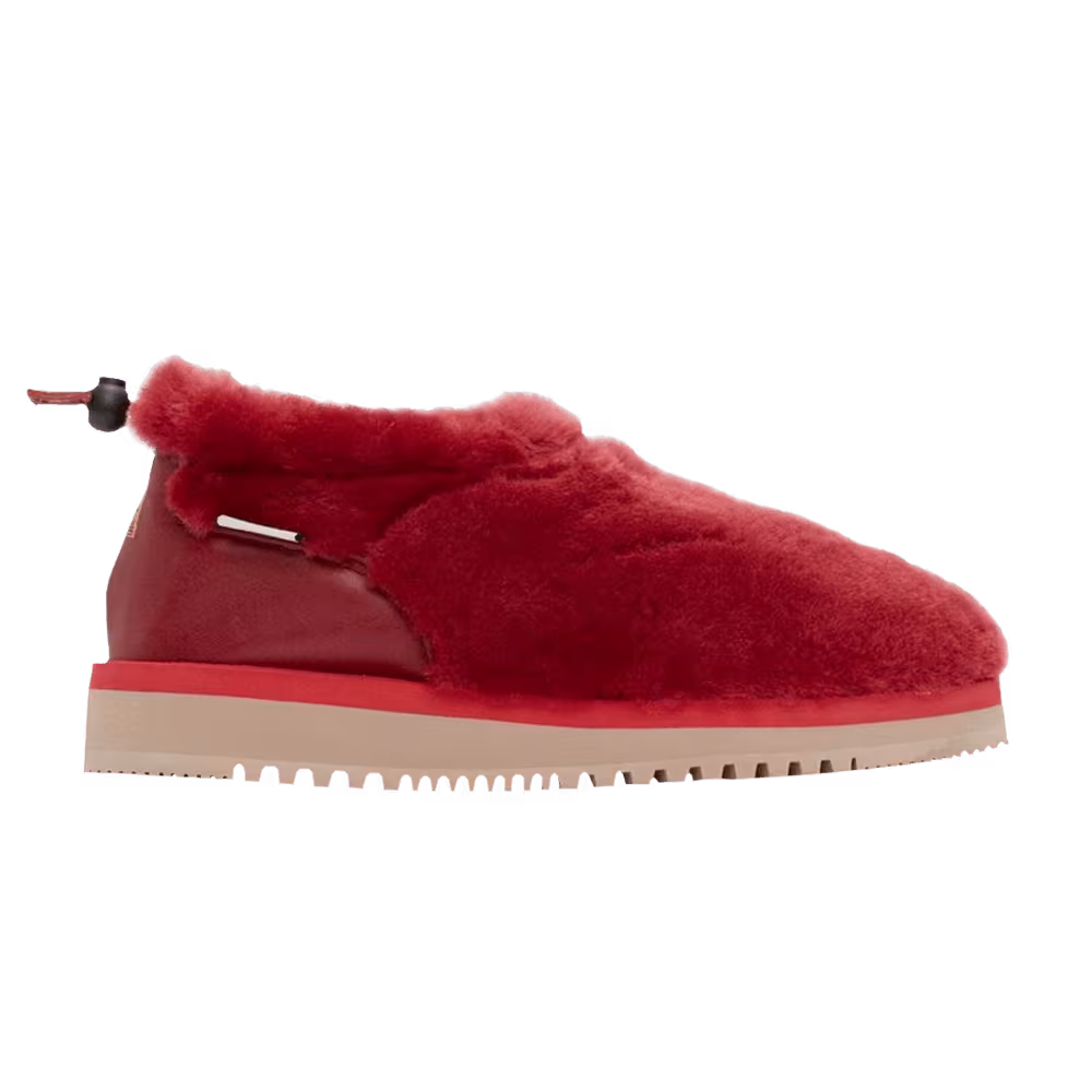 Aries x Suicoke Ron Mid Slip On Boot Red