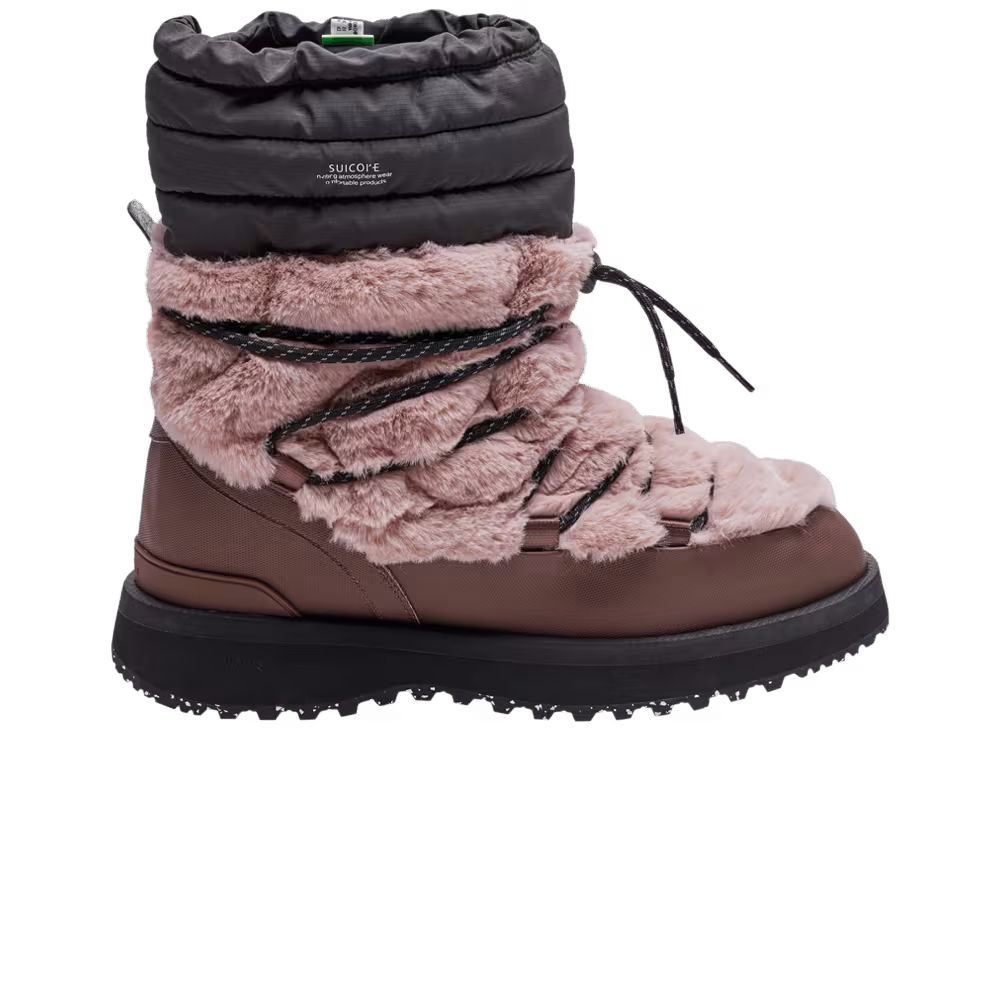 Suicoke BOWER-TRab-HI-FUR Pink Truffle
