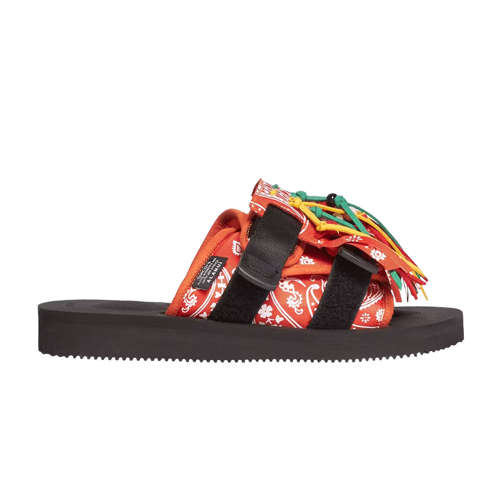 Suicoke Alanui x MOTO-Cab Fringed - Bright Orange