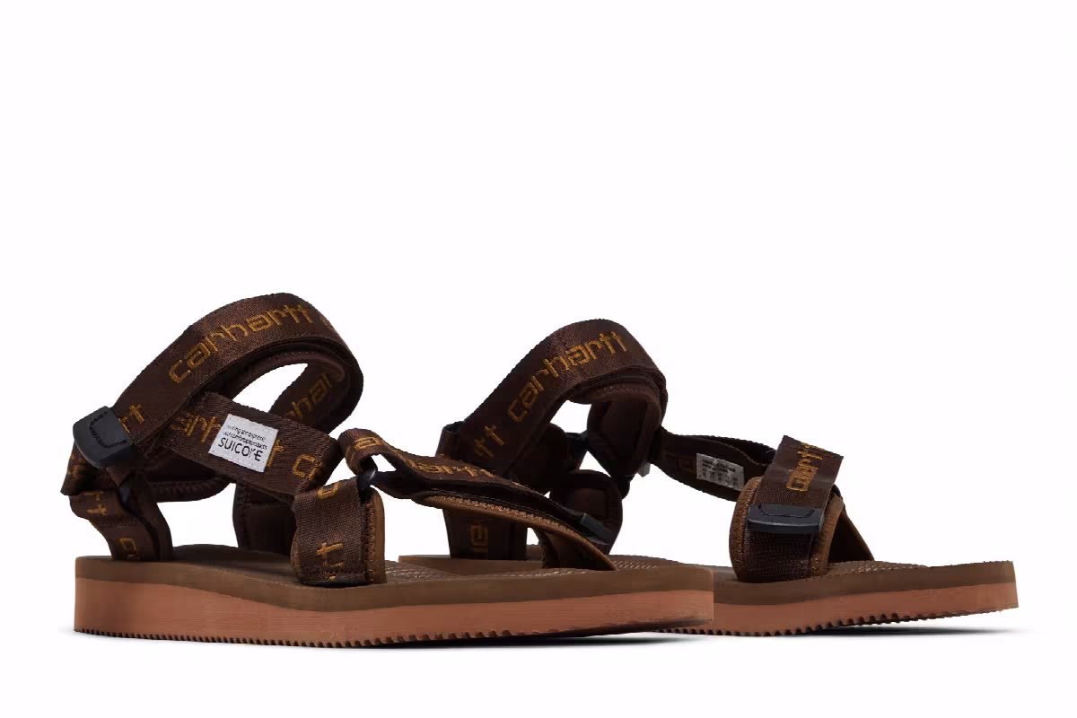 Carhartt WIP x Suicoke DEPA-2Cab Brown, view 9
