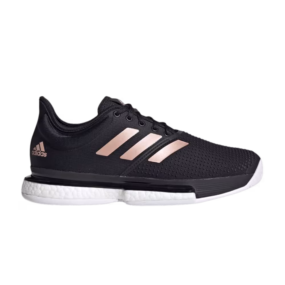 Adidas Women's SoleCourt Black Copper Metallic