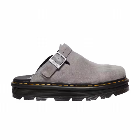Dr. Martens Zebzag Suede Slingback Platform Mule 'Grey'