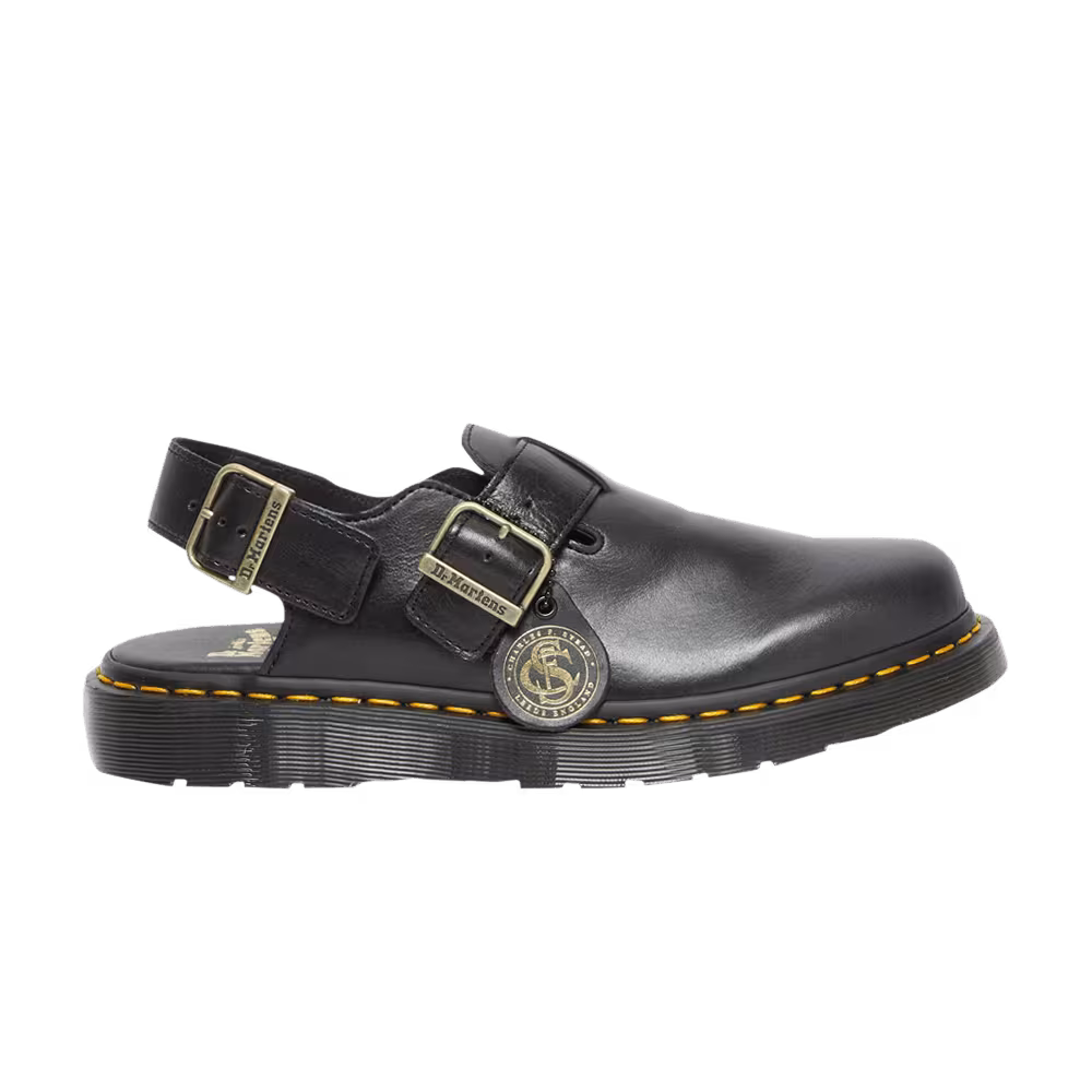 Dr. Martens Jorge Made in England Leather Slingback Mule Black