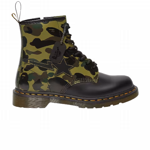 A Bathing Ape x Dr. Martens 1460 Zip 'Camo' Sample