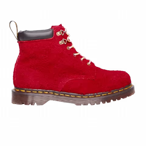 Dr. Martens 939 Ben Suede Padded Collar Lace Up Boots 'Red'