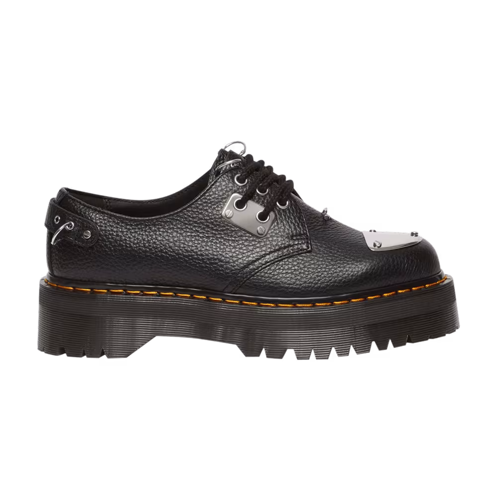 Dr. Martens 1461 Piercing Milled Nappa Leather Platform Black