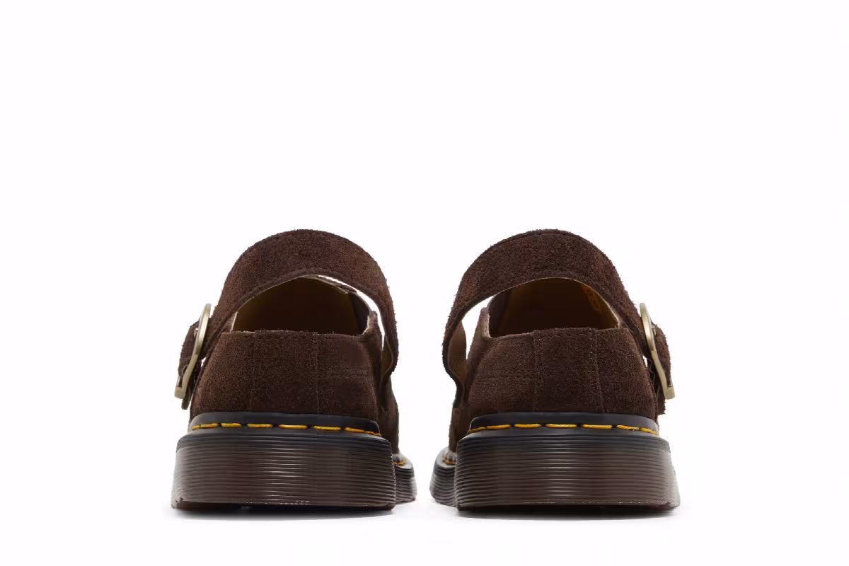 Dr. Martens Isham Suede Shoe Dark Brown, view 7