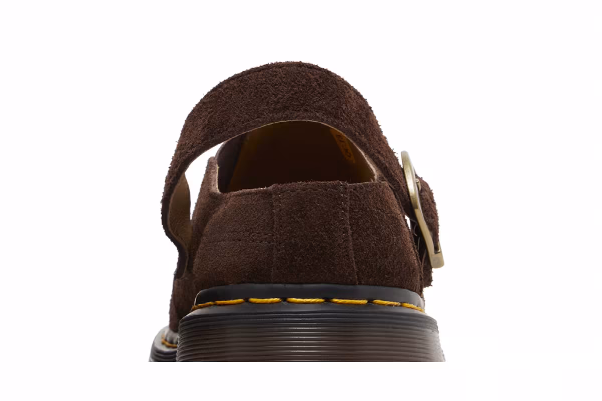 Dr. Martens Isham Suede Shoe Dark Brown, view 8