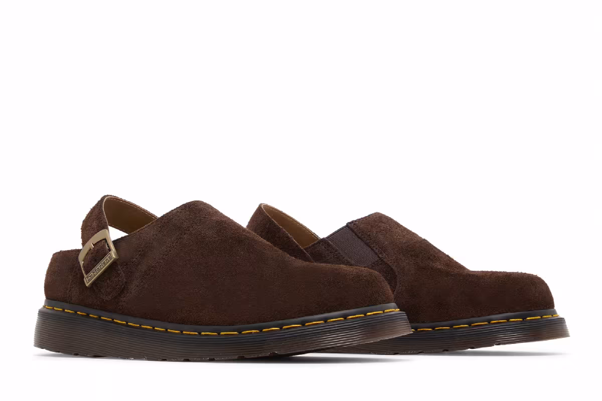 Dr. Martens Isham Suede Shoe Dark Brown, view 9