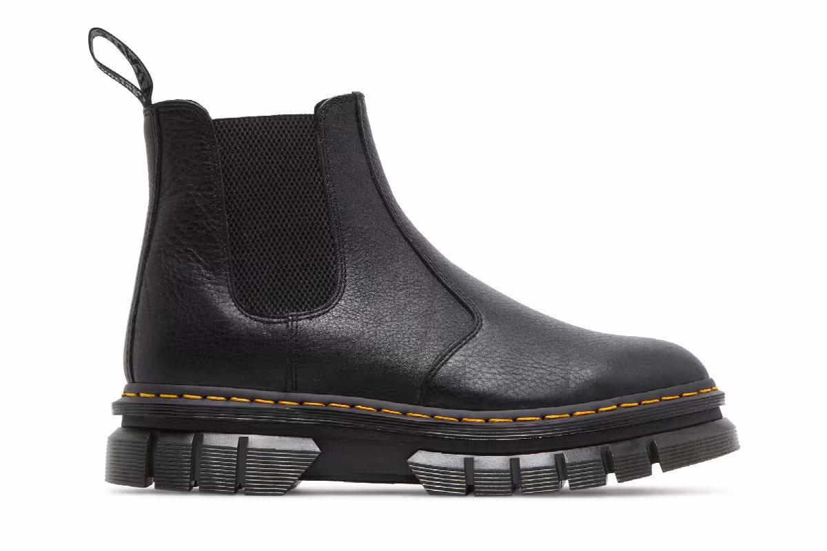 Dr. Martens Rikard Lunar Leather Chelsea Boot Black, view 2