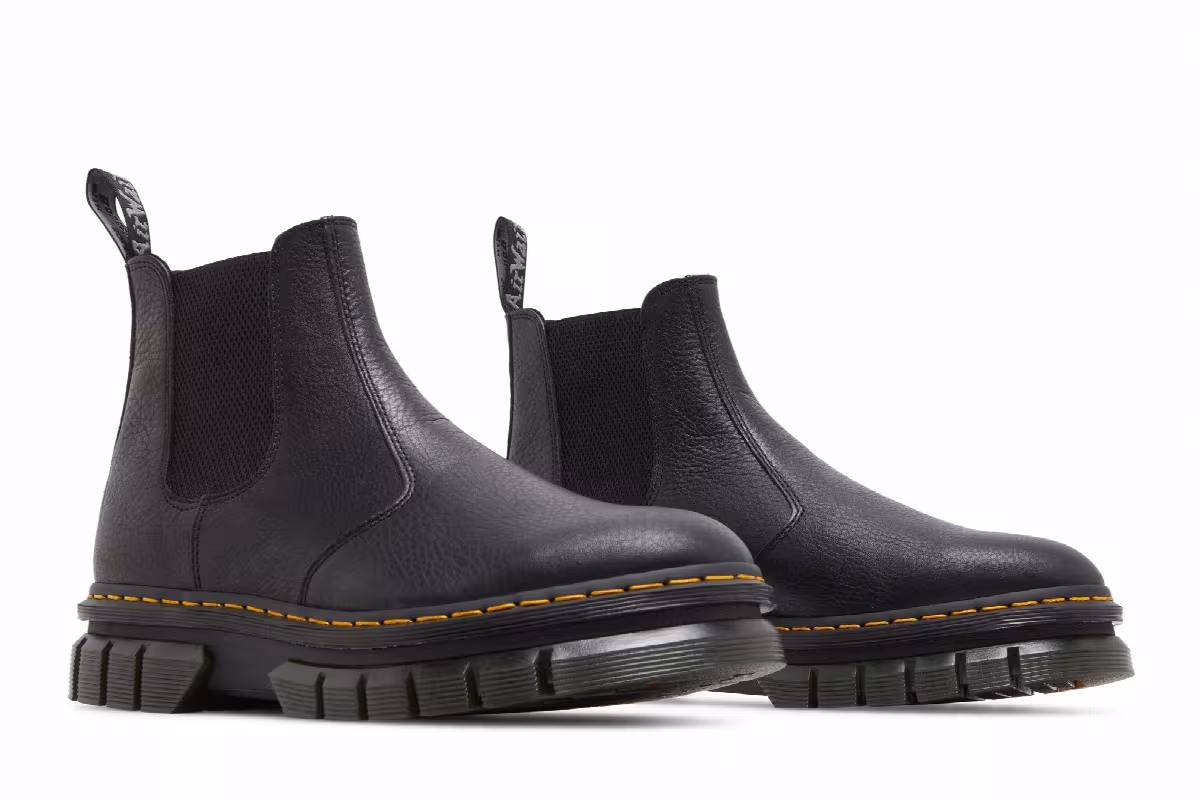 Dr. Martens Rikard Lunar Leather Chelsea Boot Black, view 9