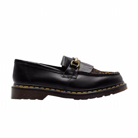 Dr. Martens Adrian Snaffle Hair On Loafer 'Micro Leopard'